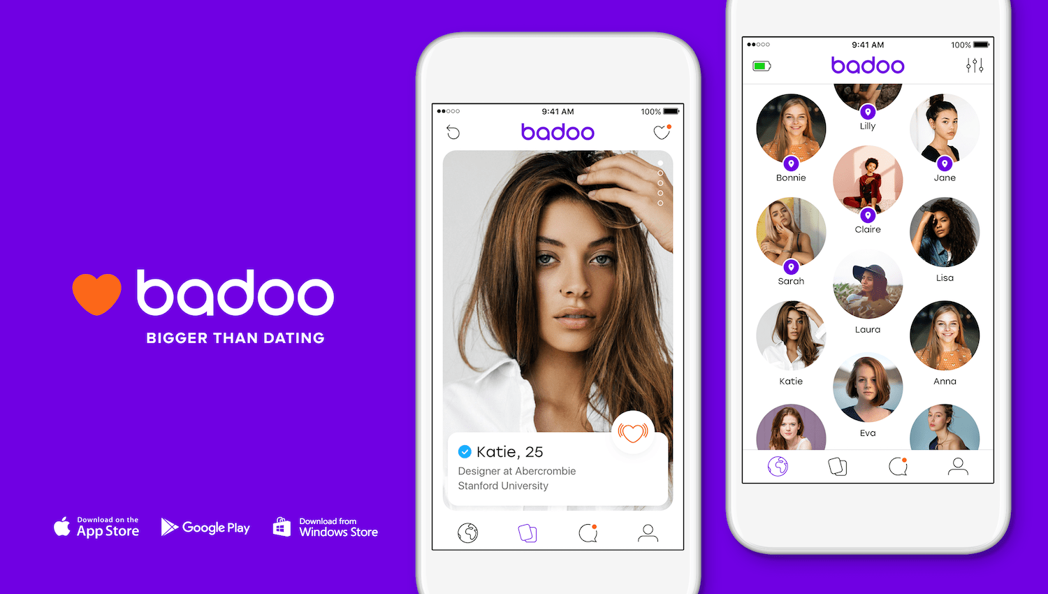 Rencontre de nouvelles personnes sur Badoo, plus d'amis pour chatter et flirter